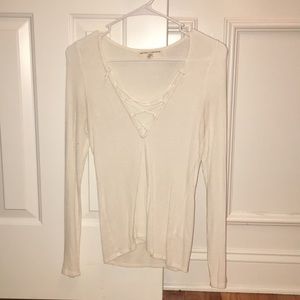 Urban Outfitters lace up long sleeve